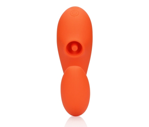 G-Spot Vibrator with Clitoral Pulse Wave - Untamed Orange