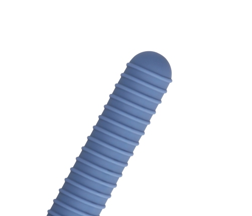 Ribbed Mini Vibrator - Blue Horizon