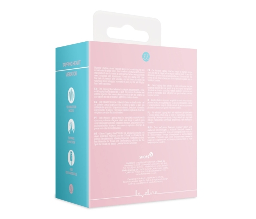 Tapping Heart Vibrator - Pink Arabesque