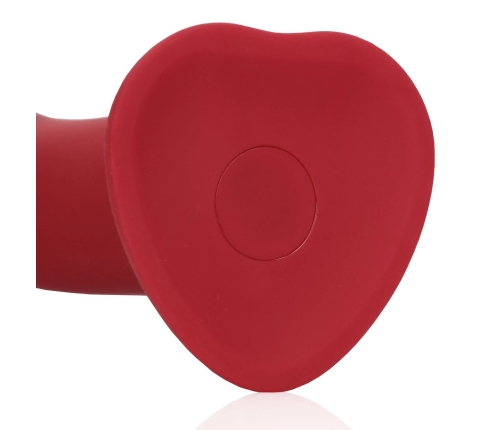 Loveline Large Vibrating Intimate Device Raspberry Red Harness-Compatible