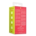 Loveline Sunrise Red Textured Finger Stimulation Device - Compact Silicone Model