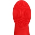 Loveline Sunrise Red Textured Finger Stimulation Device - Compact Silicone Model