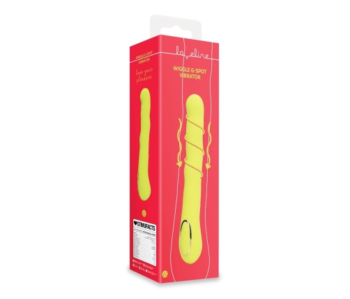 Loveline Wiggle Rechargeable Intimate Massager Lime - Flexible Silicone Design