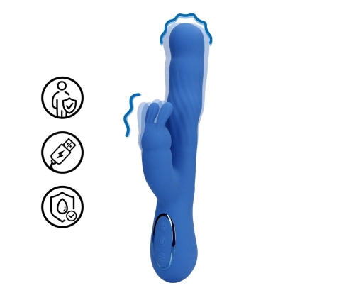 Loveline Jetset Blue Dual Action Intimate Machine with Flexible Motion