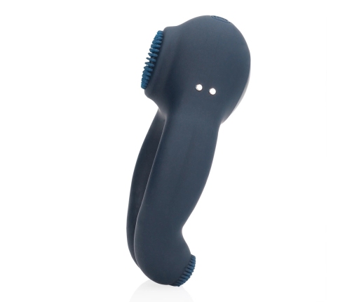 Loveline Indigo Blue Vibrating Ring with Dual Stimulating Surface