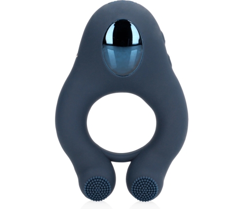 Loveline Indigo Blue Vibrating Ring with Dual Stimulating Surface