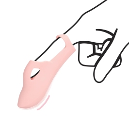 Shots Touch of Pink Silicone Finger Vibe - Compact Multi-Intensity Model
