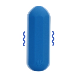 Loveline Hexagon Jetset Blue Pocket-Sized Intimate Bullet Massager