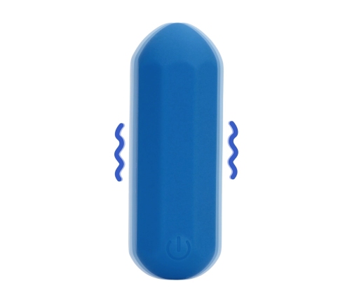Loveline Hexagon Jetset Blue Pocket-Sized Intimate Bullet Massager