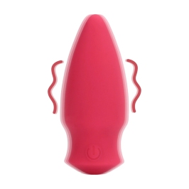Loveline Cone Shaped Compact Vibrating Device Blushing Red