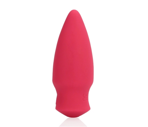 Loveline Cone Shaped Compact Vibrating Device Blushing Red