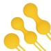 Loveline Kegel Ball Exercise Set Lemonade Yellow - 3 Sizes, Silicone