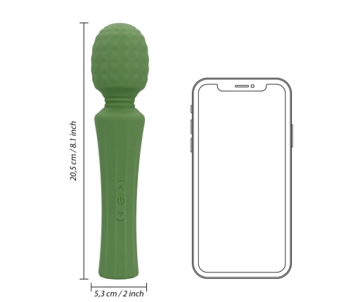 Loveline Green Mumba Wand Massager - Ergonomic Intimate Machine, Green