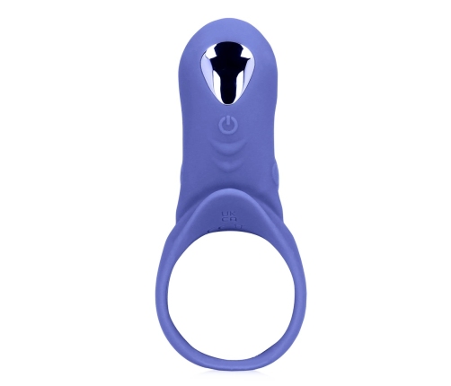 Loveline Tamiya Blue Intimate Vibrating Ring with Dual Stimulation System