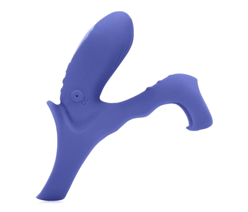 Loveline Tamiya Blue Intimate Vibrating Ring with Dual Stimulation System