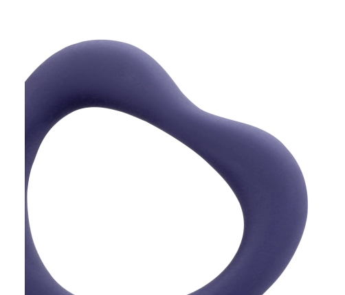 Loveline Heart Dual Intimate Ring Set Violet Storm Silicone 2 pcs