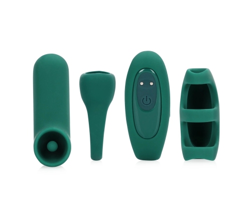 Loving Joy (S)explore Set Green Crystal - Multi-Function Intimate Kit
