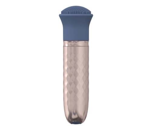 Loveline The Thrill 10-Speed Interchangeable Blue Vibrator, Quiet Design