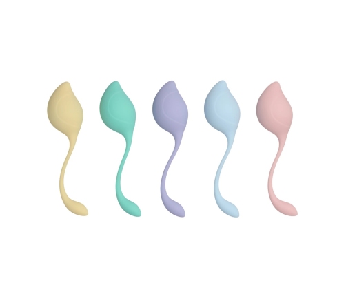 Loveline Pelvic Stem Kegel Kit Multicolor - Set of 5 Weighted Trainers