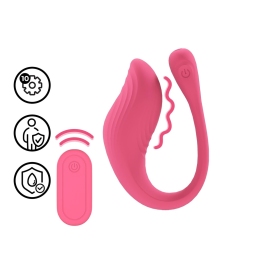 Loveline G-Spot Intimate Massager Pink with Remote, 10 Modes