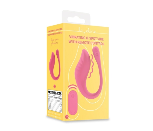 Loveline G-Spot Intimate Massager Pink with Remote, 10 Modes