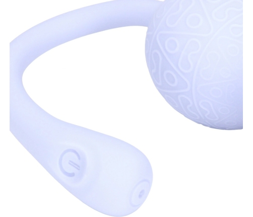 Loveline Vibrating Duo Bead Kegel Trainer Lavender with Remote Control