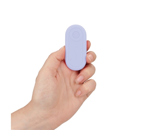 Loveline Vibrating Duo Bead Kegel Trainer Lavender with Remote Control