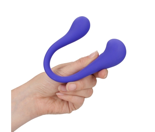 Loveline Dual-ended Flexible Intimate Device with Remote, Purple