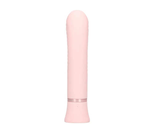 Loveline Mystique Paris Collection Ribbed Dual-Action Massager Pink