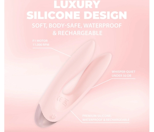 Loveline Amour Dual Motor System Pink Rechargeable Silicone Model