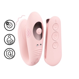 Loveline Charme Dual Motor Remote System Pink Silicone 10-Mode
