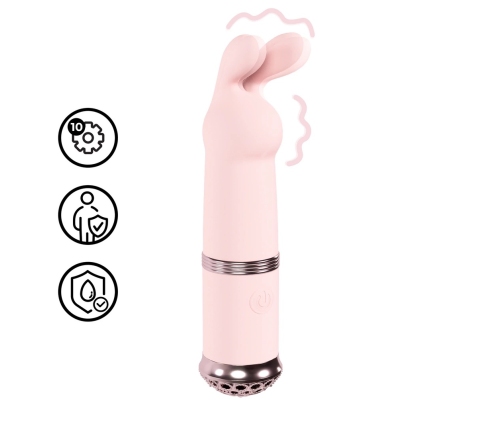 Reve Mini Rabbit Model Pink - Compact Silicone Intimate Device 10 Modes
