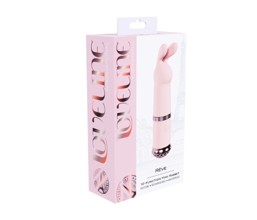 Reve Mini Rabbit Model Pink - Compact Silicone Intimate Device 10 Modes