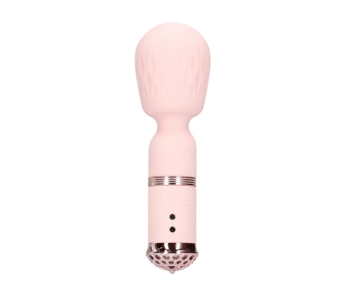 Loveline Velour Mini Wand Rosa - Rechargeable Silicone Massager 10 Modes