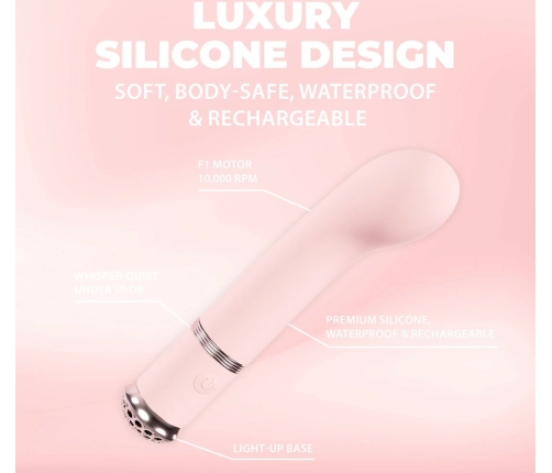 Loveline Cherie Paris G-Spot Vibrating Device Pink Silicone USB