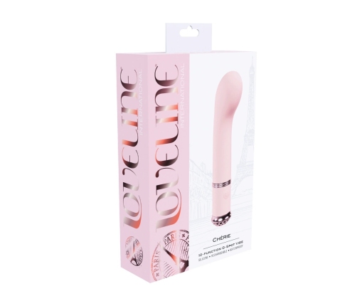 Loveline Cherie Paris G-Spot Vibrating Device Pink Silicone USB