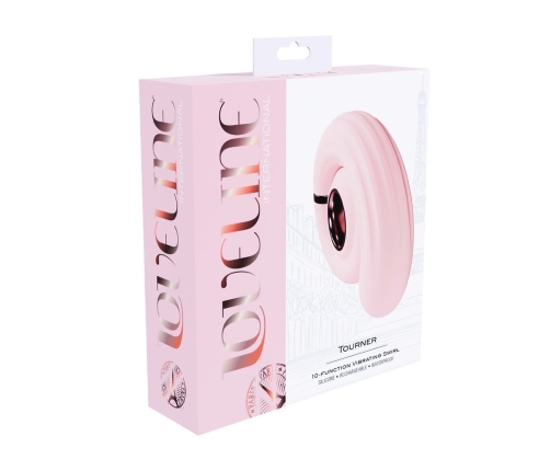 Loveline Tourner Pink Vibrating Swirl 10-Mode Waterproof Silicone Device Loveline Tourner Pink Vibrating Swirl 10-Mode Waterproof Silicone Device