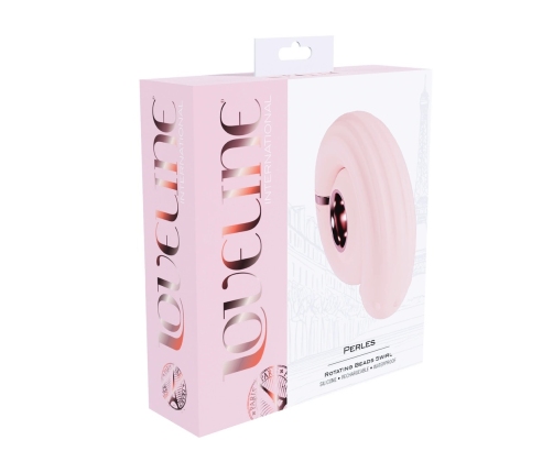 Loveline International Perles Rotating Swirl Device Pink Silicone 10 Modes