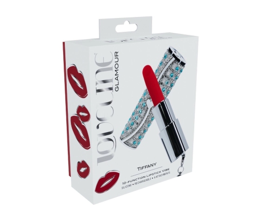 Loveline Tiffany Blue Compact Vibrator Set with 4 Attachments