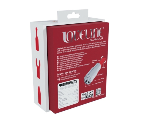 Loveline Candy Lipstick Intimate Massager Set Green - 4 Silicone Attachments