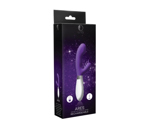 Shots Ares Rechargeable Intimate Massager, Dual Motors, 21.2 cm