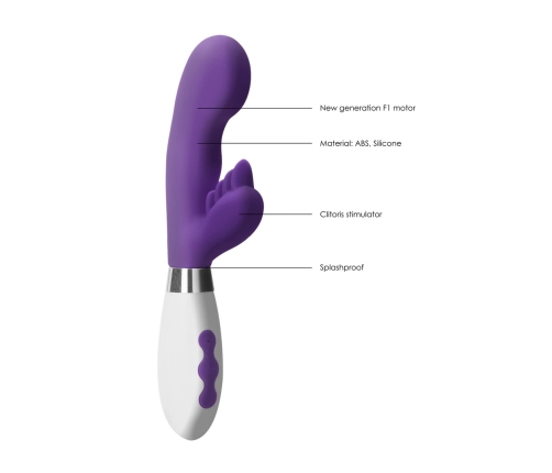 Shots Ares Rechargeable Intimate Massager, Dual Motors, 21.2 cm