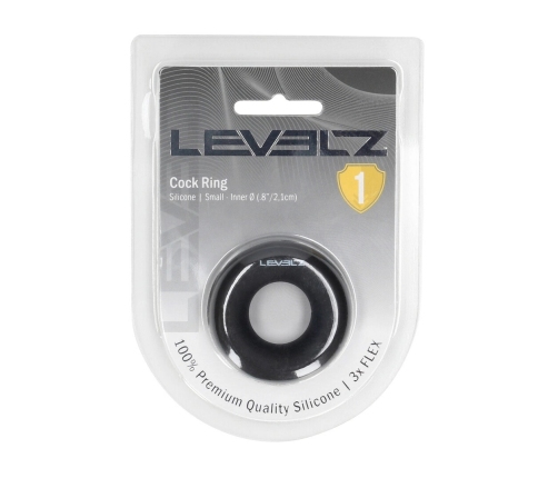 LEVELZ Liquid Silicone Performance Ring S Black - Flexible Comfort Fit