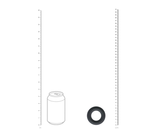 LEVELZ Liquid Silicone Performance Ring L Black - Flexible Ergonomic Design