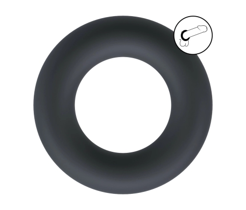 LEVELZ Liquid Silicone Performance Ring L Black - Flexible Ergonomic Design