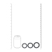 LEVELZ Silicone Ring Set L/XL/XXL Black - 3-Piece Body-Safe Collection