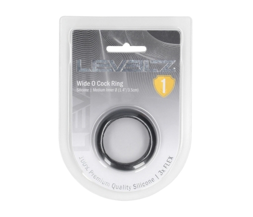 LEVELZ Wide O Silicone Ring M 35mm Black - Premium Performance Accessory