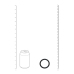 LEVELZ Wide O Silicone Support Ring XL 50mm Black Comfort Fit