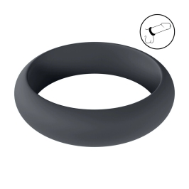 LEVELZ Wide O Silicone Support Ring XL 50mm Black Comfort Fit