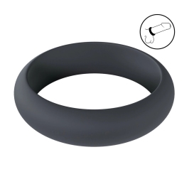 LEVELZ Wide O Silicone Ring XXL 55mm Black - Comfortable Performance Fit